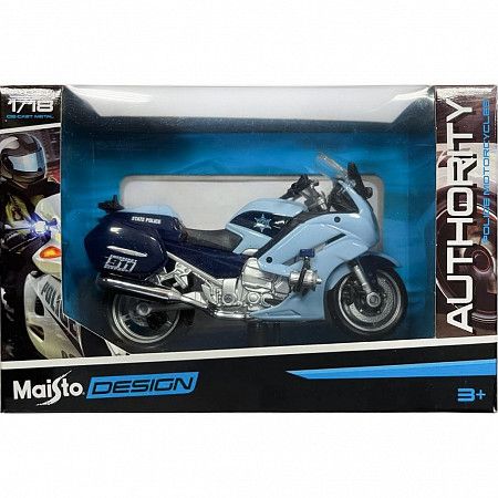 Масштабная модель мотоцикла Maisto 1:18 Yamaha FJR1300A (32306) light blue/black