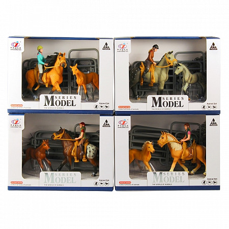 Игровой набор Maya Toys Наездник и лошади Q9899-Y3