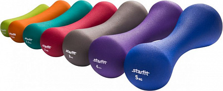Гантель неопреновая Starfit DB-202 1 кг orange