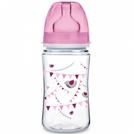 На картинке изображен Бутылочка Canpol babies EasyStart Let's Celebrate 3м+ 240 мл 35/229promexp_pin Бутылочка Canpol babies EasyStart Let's Celebrate 3м+ 240 мл 35/229promexp_pin