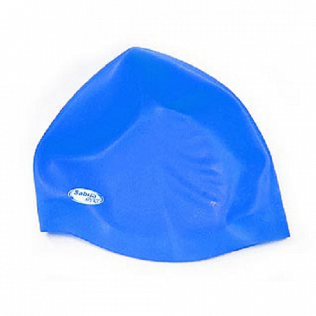 Шапочка для плавания Sabriasport для длинны волос NW28 blue
