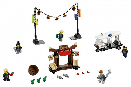 Конструктор LEGO Лего Ограбление киоска в НИНДЗЯГО Сити 70607