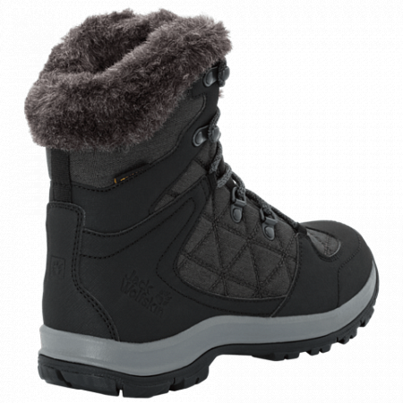 На картинке изображен Ботинки женские Jack Wolfskin Thunder Bay Texapore Mid W phantom / grey Ботинки женские Jack Wolfskin Thunder Bay Texapore Mid W phantom / grey