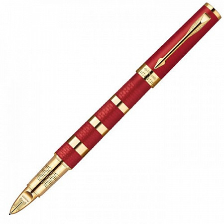 На картинке изображен Ручка Parker 1858534 red/gold Ручка Parker 1858534 red/gold