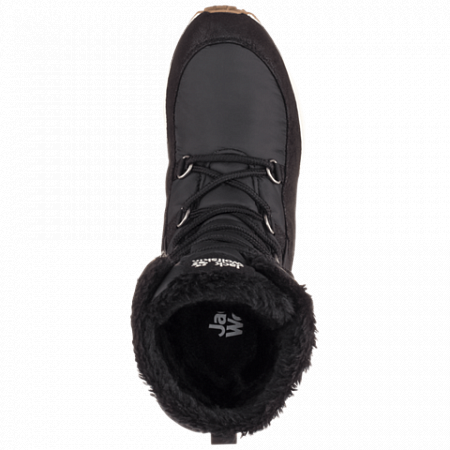 На картинке изображен Ботинки женские Jack Wolfskin Nevada Texapore High W black / off-white Ботинки женские Jack Wolfskin Nevada Texapore High W black / off-white