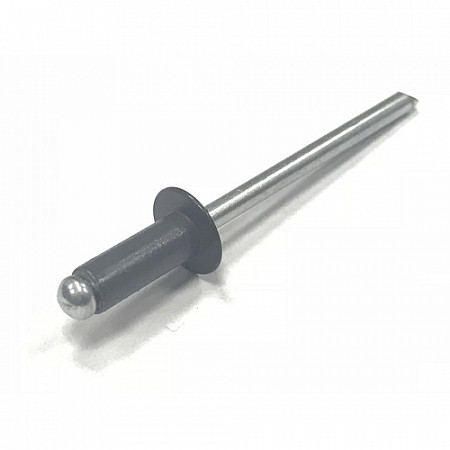 На картинке изображен Заклепка вытяжная Starfix 4.8х12 мм алюминий/сталь, RAL 7024 10000шт SM-43276-10000 Заклепка вытяжная Starfix 4.8х12 мм алюминий/сталь, RAL 7024 10000шт SM-43276-10000