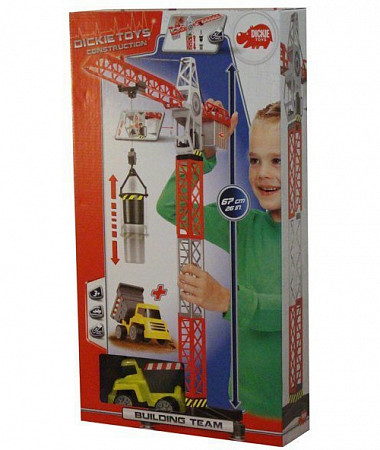 Игрушка Dickie Toys Кран башенный с машинкой 67 см (203463337)