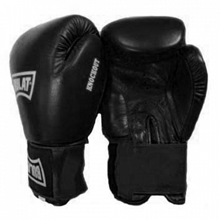 Перчатки боксерские BULAT Knocout черные (BGK)