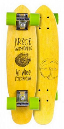 Лонгборд Arbor Woody yellow