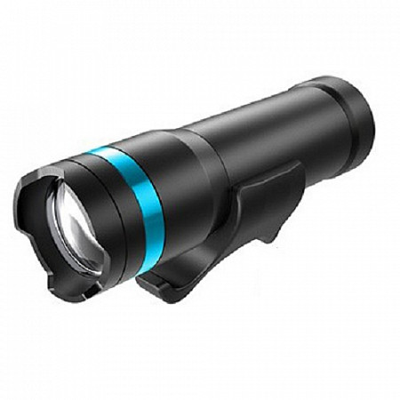 На картинке изображен Велофонарь передний Kellys Zoomer 270Lm х 3ч black/blue Велофонарь передний Kellys Zoomer 270Lm х 3ч black/blue