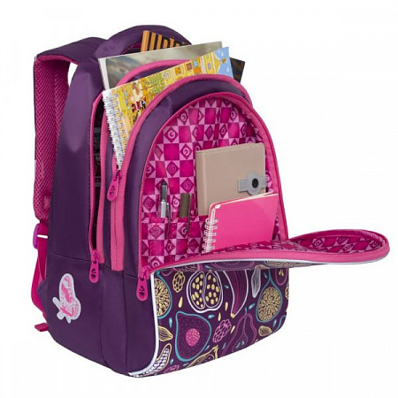 Школьный рюкзак для девочек GRIZZLY RG-967-3 fruits