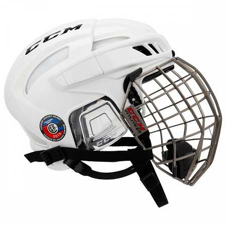 Шлем с маской CCM FitLite 80 Combo Sr White