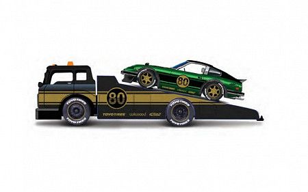 Эвакуатор игрушечный и машинка Maisto Ramp Truck & 1980 Datsun 280ZX (S130) (15055)