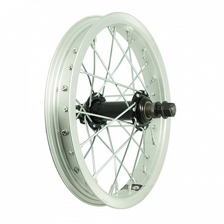 На картинке изображен Колесо переднее 12" одинарный обод Колесо переднее 12" одинарный обод