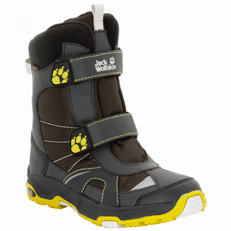 На картинке изображен Сапоги детские Jack Wolfskin Boys Polar Bear Texapore pinewood Сапоги детские Jack Wolfskin Boys Polar Bear Texapore pinewood