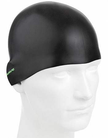 Шапочка для бассейна (плавания) взрослая Mad Wave Reverse Champion green/black