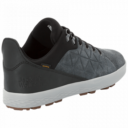 Полуботинки мужские Jack Wolfskin Auckland Texapore Low M ebony / black