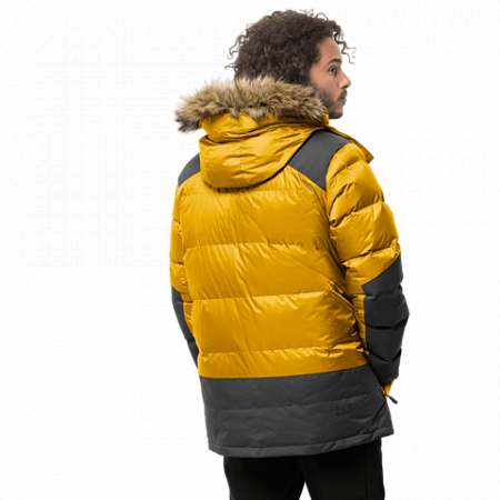 Куртка мужская Jack Wolfskin The Cook Parka burly yellow XT