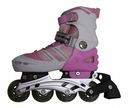 Роликовые коньки Kepai SS-CHIN-STAR-2 white/pink