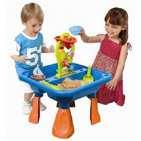Игрушка PlayGo Детский стол многофункциональный с аксессуарами для игры с водой и песком 5448