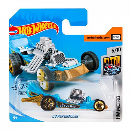 Машинка Hot Wheels Базовой коллекции Diaper Dragger 6/10 (5785 GHC45)