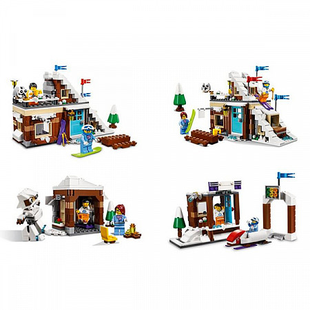 На картинке изображен Конструктор LEGO Creator Зимние каникулы 31080 Конструктор LEGO Creator Зимние каникулы 31080