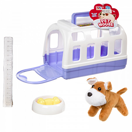 Игрушка Щенок Мягкий в Будке-переноске 802С