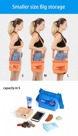 На картинке изображен Гермоупаковка Naturehike 20 Meters Under Water M Orange Гермоупаковка Naturehike 20 Meters Under Water M Orange