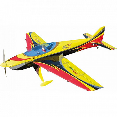 Радиоуправляемый самолёт SebArt WIND S 50E SEBW50-YB Yellow/Blue