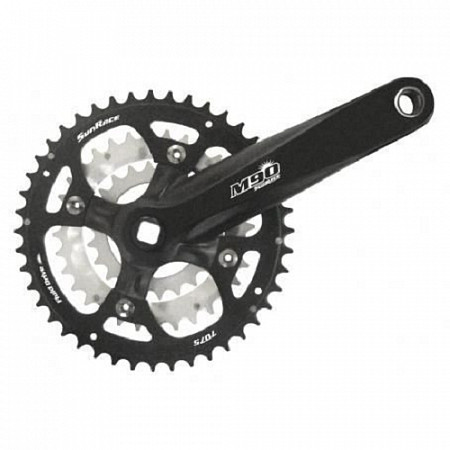 Шатуны под квадрат Sunrace 22/32/44тх175мм 9 ск. black ZTB12372