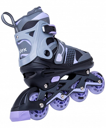 Роликовые коньки раздвижные Ridex Velum purple