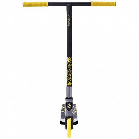 Самокат XAOS Fusion Yellow трюковый 120 мм