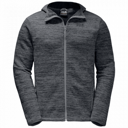 Джемпер мужский Jack Wolfskin Aquila Hooded Jacket Men dark iron