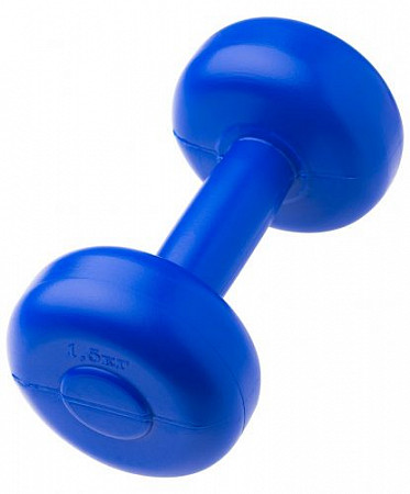 Гантели пластиковые Владспортпром 2х1,5 кг blue