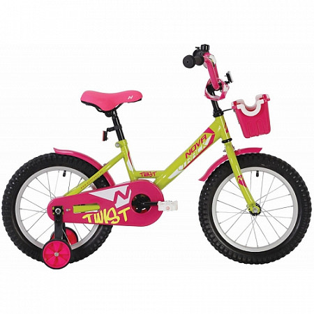 Велосипед Novatrack Twist 12" (2020) 121TWIST.GNP20 light green