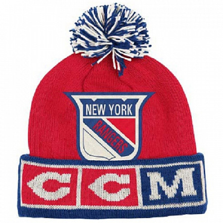 Шапка CCM 0120 Vintage Chunk Cuffed NY Rangers