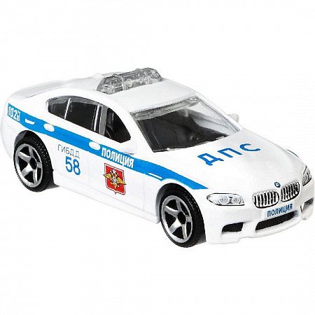 Машинка Matchbox Russia BMW M5 Polise 1/6 (HBL15 HBL16)