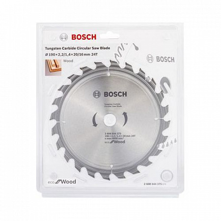 Диск пильный по дереву Bosch 19x2 см 24 зуба 2608644375