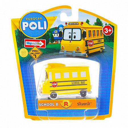 Игрушка Robocar Poli Скулби металлическая машинка 6 см 83174