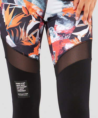 Женские спортивные тайтсы FIFTY Aflame FA-WH-0206-910 print