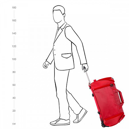 Дорожная сумка Polar 7037.5 red