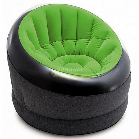Надувное кресло Intex Empire Chair 66581 112х109х69 см green + ремкомплект
