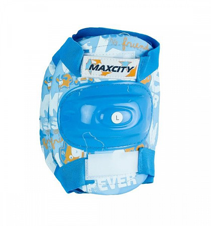 Комплект защиты для роликовых коньков Maxcity Teddy Light Blue
