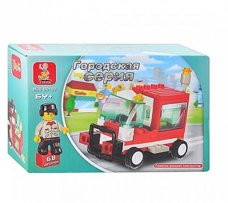 На картинке изображен Конструктор Sluban Городская серия M38-B0180 Конструктор Sluban Городская серия M38-B0180