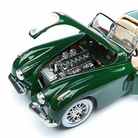 Коллекционная машина Bburago 1:24 Jaguar Xk 120 Roadster 1951 (18-22018) green