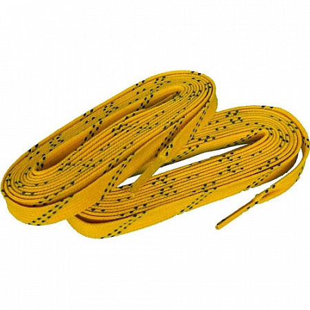 Шнурки для хоккейных коньков Elite с пропиткой Pro-S700 yellow/navy
