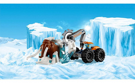 На картинке изображен Конструктор LEGO City Передвижная арктическая база 60195 Конструктор LEGO City Передвижная арктическая база 60195