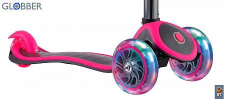 Самокат Globber Primo Plus Titanium 442-132 neon pink