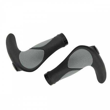 На картинке изображен Рожки руля Longus Ergobul 398295 black/grey Рожки руля Longus Ergobul 398295 black/grey