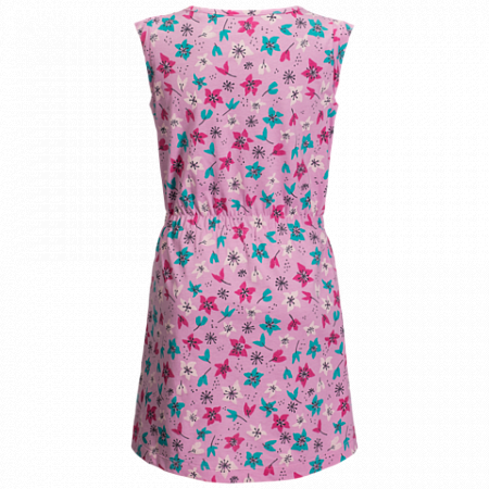 Платье детское Jack Wolfskin Lily Lagoon Dress pink tulip allover